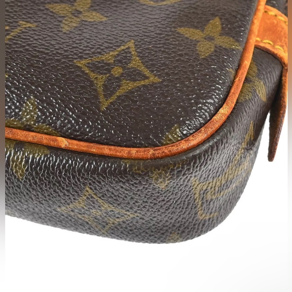 LOUIS VUITTON MARLY BANDOLIER SHOULDER BAG MONOGRAM - Picture 4 of 9